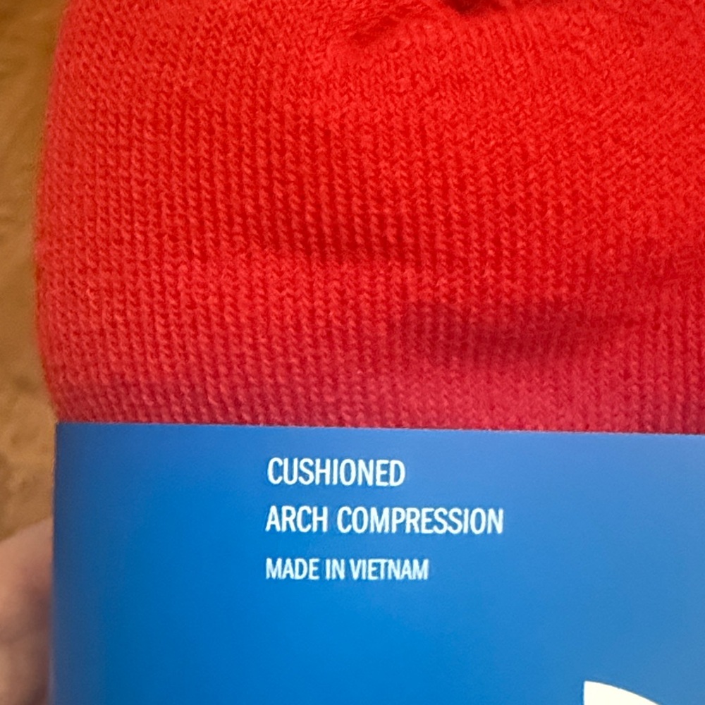 adidas Originals Six-Pack Quarter Athletic Socks - Red, Black & Blue - Picture 15 of 16